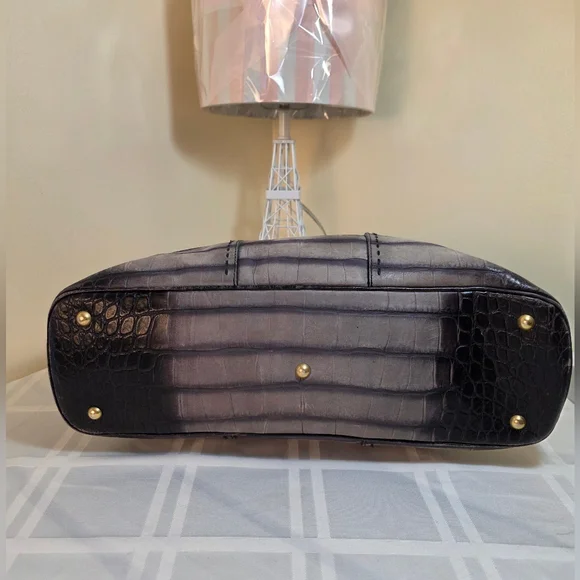 YSL Rive Gauche Embossed Suede Muse Bag. With COA. VGUC - Picture 14 of 14